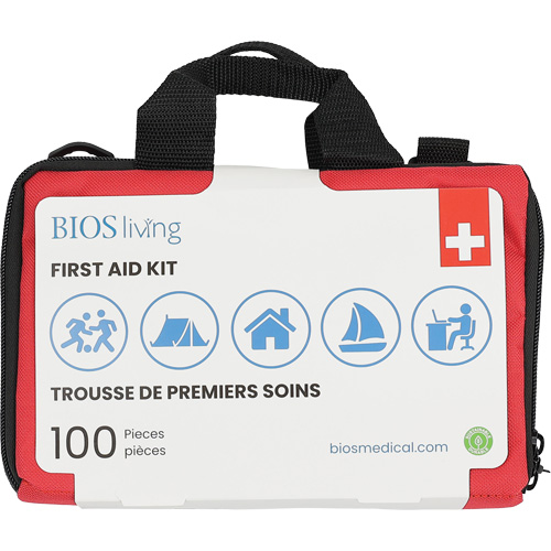 100-Piece Home & Travel First Aid Kit, Nylon Bag EastCoast Offshore Supplies