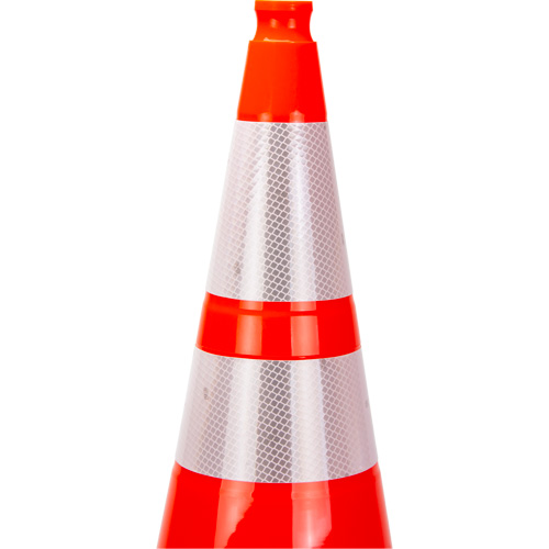 Premium Traffic Cone, 28", Orange, 4" & 6" Reflective Collar(s) EastCoast Offshore Supplies