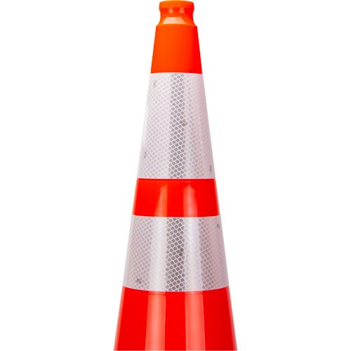 Premium Traffic Cone, 36", Orange, 4" & 6" Reflective Collar(s) EastCoast Offshore Supplies