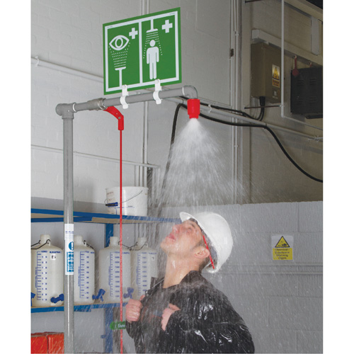 Combination Shower with Closed ABS Bowl & Top Inlet, Pedestal EastCoast Offshore Supplies