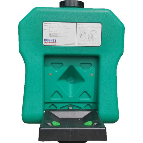 Poste de douche oculaire portable autonome, Aliment&eacute; par gravit&eacute;, Capacit&eacute; 16 gal., Conformit&eacute; ANSI Z358.1 EastCoast Offshore Supplies