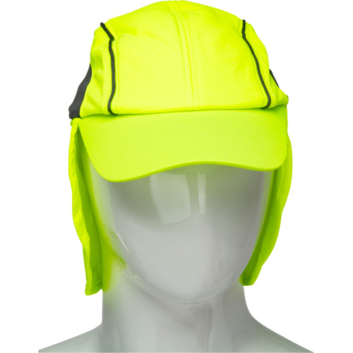 Cooling Hat with Neck Shade, Hi-Vis Lime EastCoast Offshore Supplies