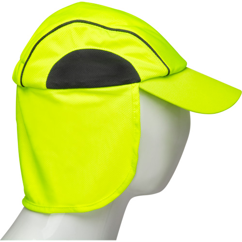 Cooling Hat with Neck Shade, Hi-Vis Lime EastCoast Offshore Supplies