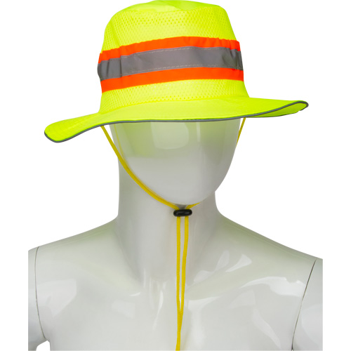 Chapeau de p&ecirc;cheur &agrave; refroidissement par &eacute;vaporation, Lime haute visibilit&eacute; EastCoast Offshore Supplies