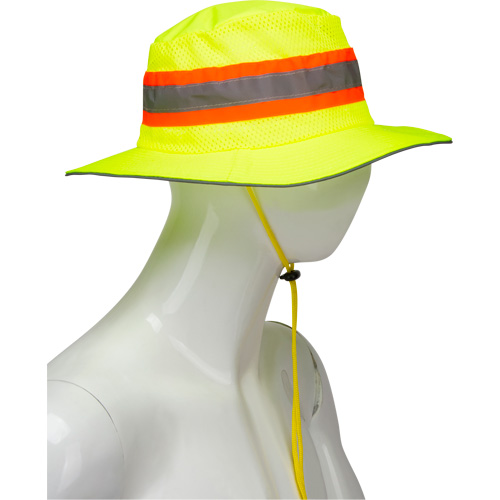 Chapeau de p&ecirc;cheur &agrave; refroidissement par &eacute;vaporation, Lime haute visibilit&eacute; EastCoast Offshore Supplies