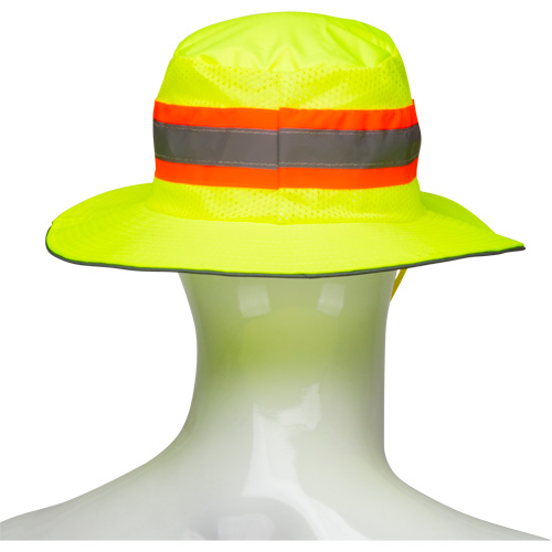 Chapeau de p&ecirc;cheur &agrave; refroidissement par &eacute;vaporation, Lime haute visibilit&eacute; EastCoast Offshore Supplies