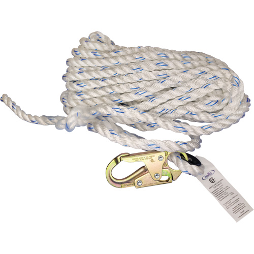 Vertical Life Line with 3/4" Snap Hook & Thimble Eye EastCoast Offshore Supplies