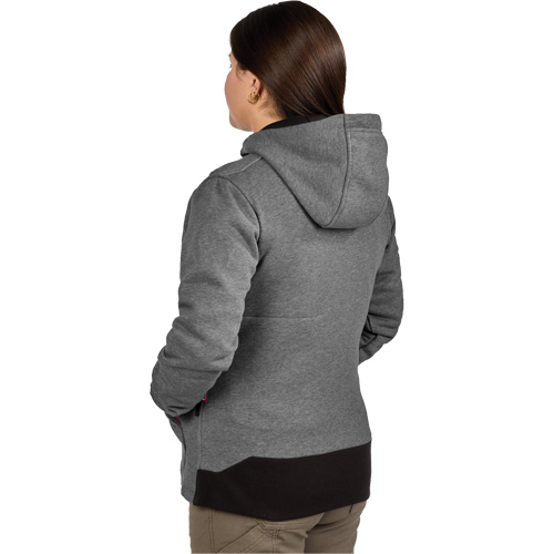 M12 Heated Hoodie with Battery, Women's, X-Large, Grey, Poly-Cotton EastCoast Offshore Supplies