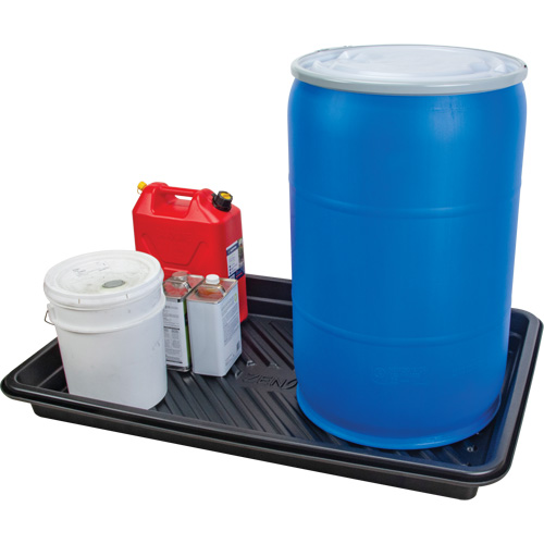 Plateau pour les d&eacute;versements, 30" lo x 48" la x 4,5" h, Cap. de d&eacute;versement 30 gal. US EastCoast Offshore Supplies