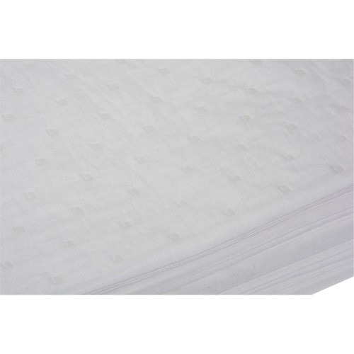 Feuilles absorbantes li&eacute;es, Huile seulement, 15" x 19", 10 gal. d'absorption EastCoast Offshore Supplies