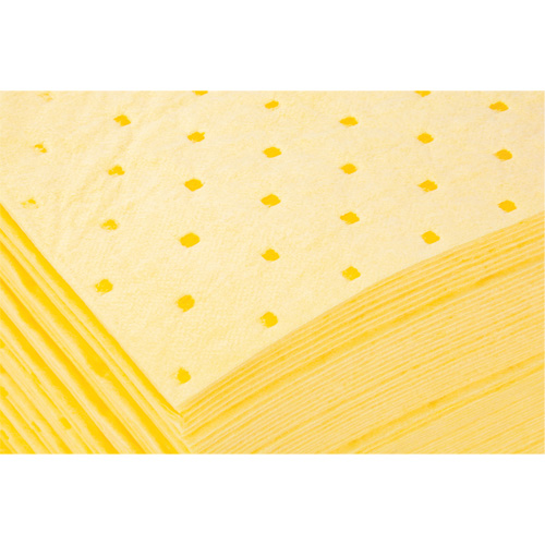 Feuilles absorbantes li&eacute;es, Mati&egrave;res dangereuses, 15" x 19", 8 gal. d'absorption EastCoast Offshore Supplies