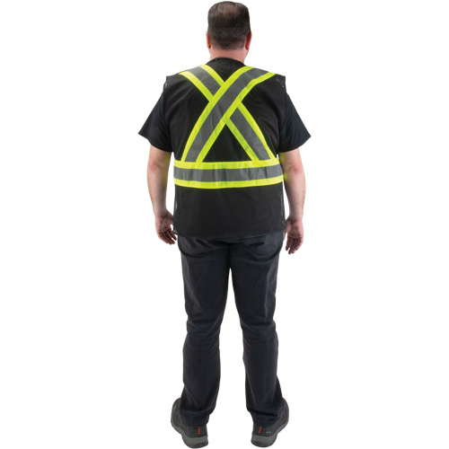 CSA Compliant Surveyor Vest, Black, Medium, Polyester EastCoast Offshore Supplies