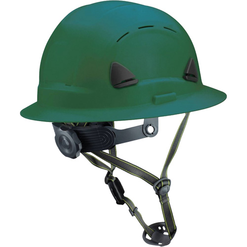Fibre Metal Climbing Style Helmet with Full Brim, Meets CSA Type 2, Ratchet Suspension, Vented EastCoast Offshore Supplies