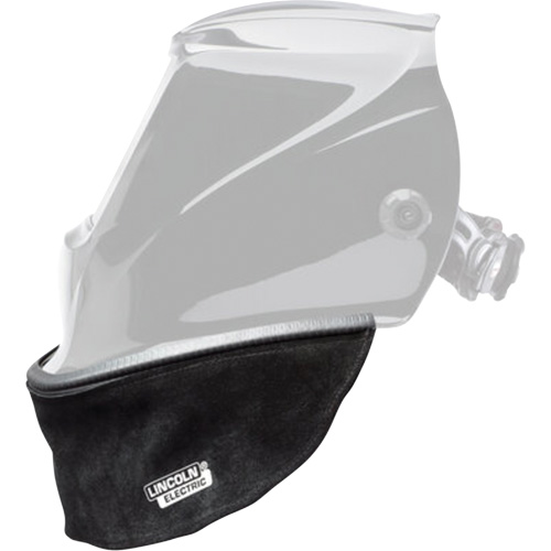Split Leather Helmet Bib with Press Fit Seal, Black EastCoast Offshore Supplies