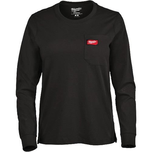 GRIDIRON Long Sleeve Pocket T-Shirt, Women's, X-Small, Black EastCoast Offshore Supplies