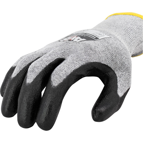 RWG566 AXIS Cut Protection Touchscreen Work Glove, Size X-Small, 18 Gauge, Polyurethane Coated, Stainless Steel/HPPE Shell, ASTM ANSI Level A5/EN 388 Level E EastCoast Offshore Supplies