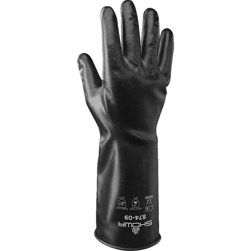 Gants 874 r&eacute;sistants aux produits chimiques, Taille Petit/7, 14" lo, Caoutchouc butyle, 13,78-mil EastCoast Offshore Supplies