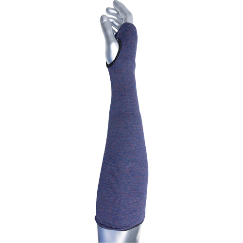 Manchette ASP &agrave; 2 plis avec trou pour pouce ECO Series Kut Gard, Aramide, 14", ASTM ANSI niveau A3, Mauve EastCoast Offshore Supplies