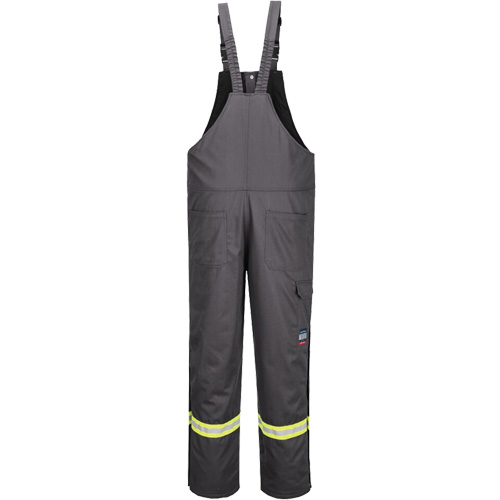 Pantalon &agrave; bavette isol&eacute; 88/12 Bizflame, Coton/Nylon, Petit, Gris EastCoast Offshore Supplies