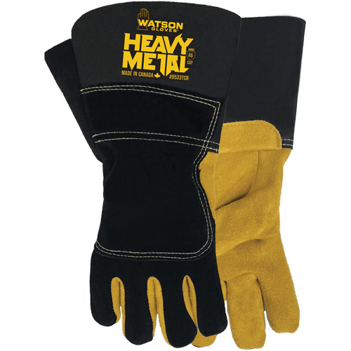 Black Velvet Winter Heavy Metal Welding Gloves, Size Small, Split Elkhide Shell, ASTM ANSI Level A5 EastCoast Offshore Supplies