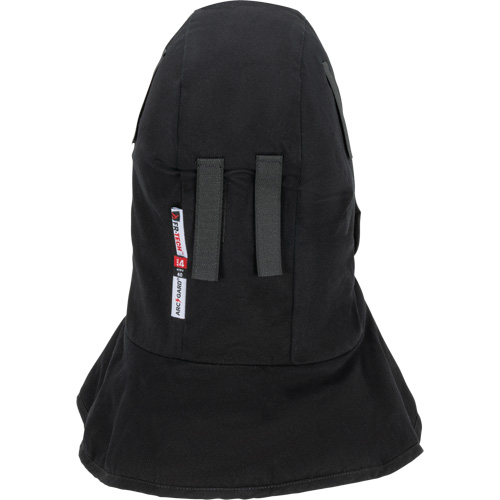 Doublure matelass&eacute;e ignifug&eacute;e Pioneer 765A pour casque de s&eacute;curit&eacute; avec un long cou et embout buccal amovible, Noir/Gris, Coton/FR-Tech/Modacrylique/Nylon EastCoast Offshore Supplies