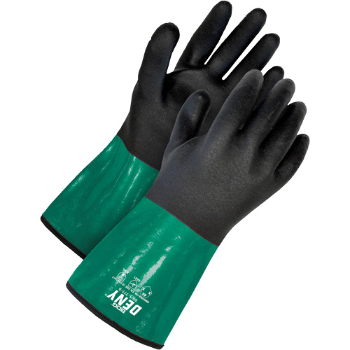 Gants r.sistant aux produits chimiques avec doublure r&eacute;sistante &agrave; la coupe, Taille 9/Grand, 12" lo, PVC EastCoast Offshore Supplies