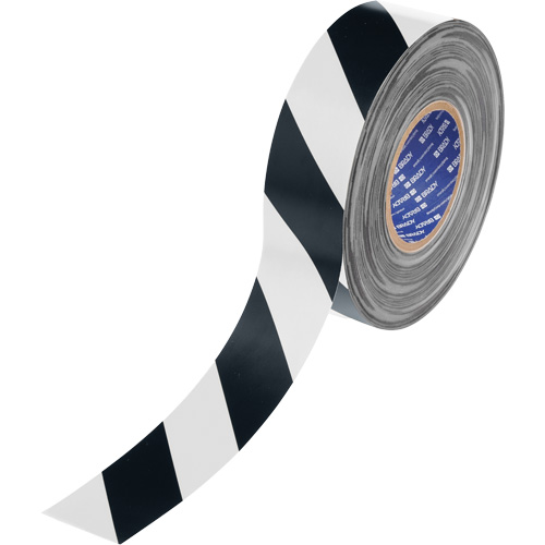 ToughStripe&reg; Max Floor Marking Tape, 2" x 100', Polyester, Black and White EastCoast Offshore Supplies