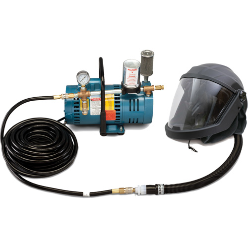 Syst&egrave;me de casque et de protection respiratoire &agrave; adduction d'air DEFENDER pour 1 travailleur EastCoast Offshore Supplies