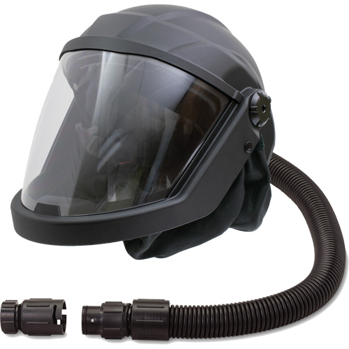 DEFENDER Supplied Air Respirator Shield & Helmet with No Flow Valve, Universal, Facepiece EastCoast Offshore Supplies
