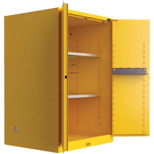 Armoire de s&eacute;curit&eacute; pour produits inflammables Utili-Guard+, 45 gal., 2 Porte(s), 43" La x 65" h x 22" p EastCoast Offshore Supplies