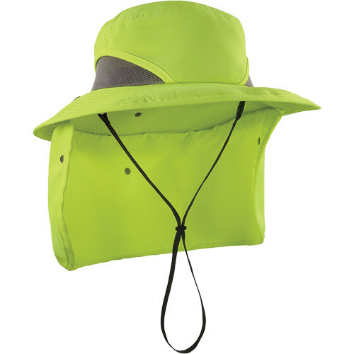Chill-Its 8934 Ranger Hat with Neck Shade, Large/X-Large, Hi-Vis Lime EastCoast Offshore Supplies
