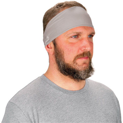 Chill-Its 6634 Performance Knit Cooling Headband, Grey EastCoast Offshore Supplies