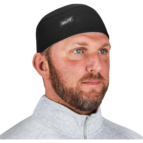 Chill-Its 6630 High-Performance Skull Cap with Terry Cloth Sweatband, Black EastCoast Offshore Supplies