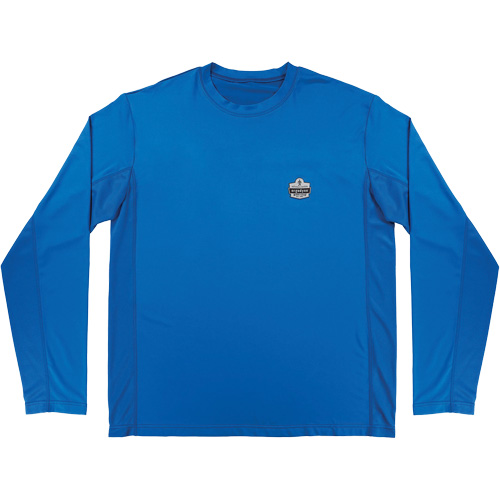 Chemise de refroidissement &agrave; manches longues avec protection solaire et UV Chill-Its 6689, Bleu, 2T-Grand EastCoast Offshore Supplies