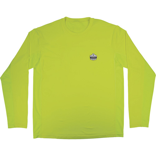 Chemise de refroidissement &agrave; manches longues avec protection solaire et UV Chill-Its 6689, Jaune lime haute visibilit&eacute;, 3T-Grand EastCoast Offshore Supplies