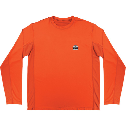 Chemise de refroidissement &agrave; manches longues avec protection solaire et UV Chill-Its 6689, Orange, T-Grand EastCoast Offshore Supplies
