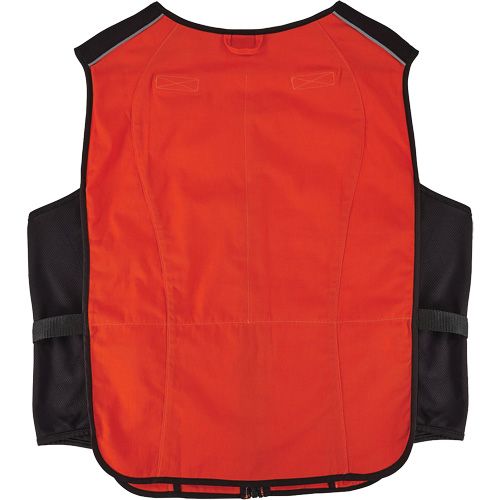 Veste de refroidissement &agrave; changement de phase l&eacute;g&egrave;re avec sachets de recharge Chill-Its 6260, 2T-grand/3T-grand, Orange EastCoast Offshore Supplies
