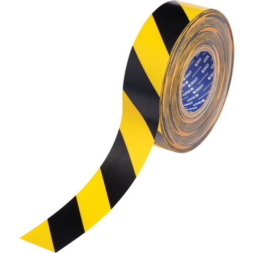 ToughStripe&reg; Max Floor Marking Tape, 2" x 100', Polyester, Black and Yellow EastCoast Offshore Supplies
