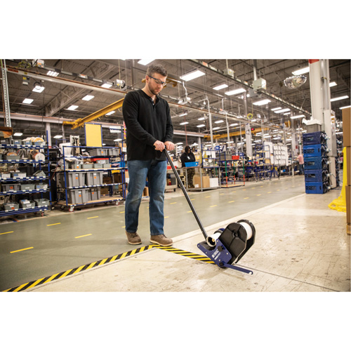 ToughStripe&reg; Max Floor Marking Tape, 2" x 100', Polyester, Black and Yellow EastCoast Offshore Supplies