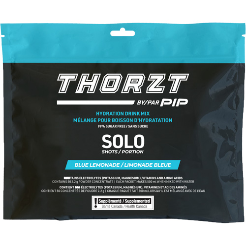 THORZT Sugar-Free Solo Shot Hydration Drink Mix, Single Serve, Blue Lemonade EastCoast Offshore Supplies