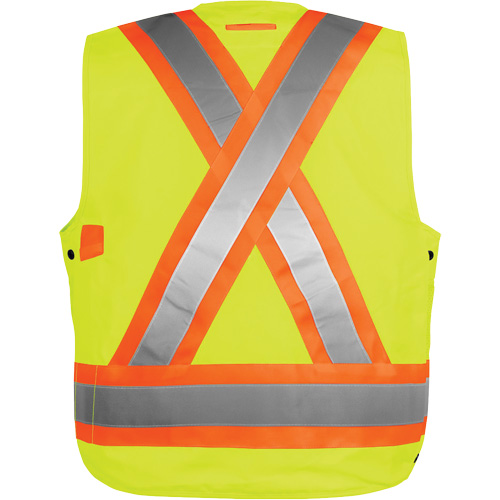 High-Visibility Surveyor's Vest, High Visibility Orange, Small, Polyester EastCoast Offshore Supplies