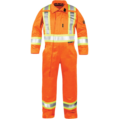 Combinaison ignifuge haute visibilit&eacute;, Taille Petit, Orange EastCoast Offshore Supplies