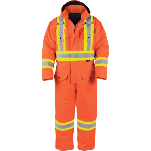 High-Visibility Lined Canvas Overalls, 2X-Large, High Visibility Orange EastCoast Offshore Supplies