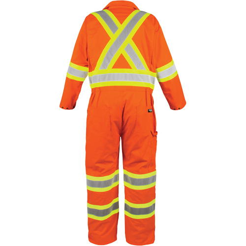 Combinaison non doubl&eacute;e haute visibilit&eacute;, Grand, Orange haute visibilit&eacute; EastCoast Offshore Supplies