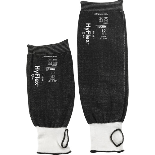 HyFlex 11-251 Extra Wide Protective Sleeve, Intercept, 18", ASTM ANSI Level A3, Black EastCoast Offshore Supplies