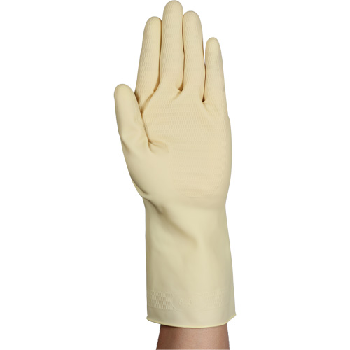 AlphaTec&reg; 87-137 Lightweight Natural Gloves, Size 7, 11.8" L, Rubber Latex, 16-mil EastCoast Offshore Supplies