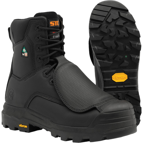 Vulcan Work Boots with External Metguard, Leather, Size 8, Impermeable EastCoast Offshore Supplies