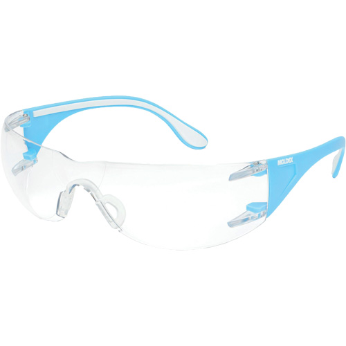 Adapt Lite Blue/White Safety Glasses, Clear Lens, Anti-Fog/Anti-Scratch, ANSI Z87+/Meets/Exceeds CSA Z94.3 EastCoast Offshore Supplies