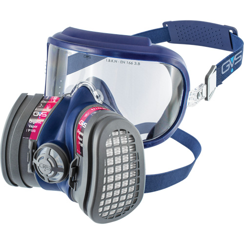 Respirateur &agrave; profil bas Elipse Integra OV-P100 NIOSH avec filtres de rechange, &eacute;lastom&egrave;re/Thermoplastique, Moyen/grand EastCoast Offshore Supplies