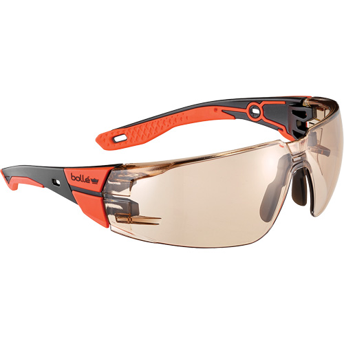 RUSH+ 2.0 M/L Safety Glasses with Black & Red Frame, Copper Lens, Anti-Fog/Anti-Scratch, ANSI Z87+ EastCoast Offshore Supplies